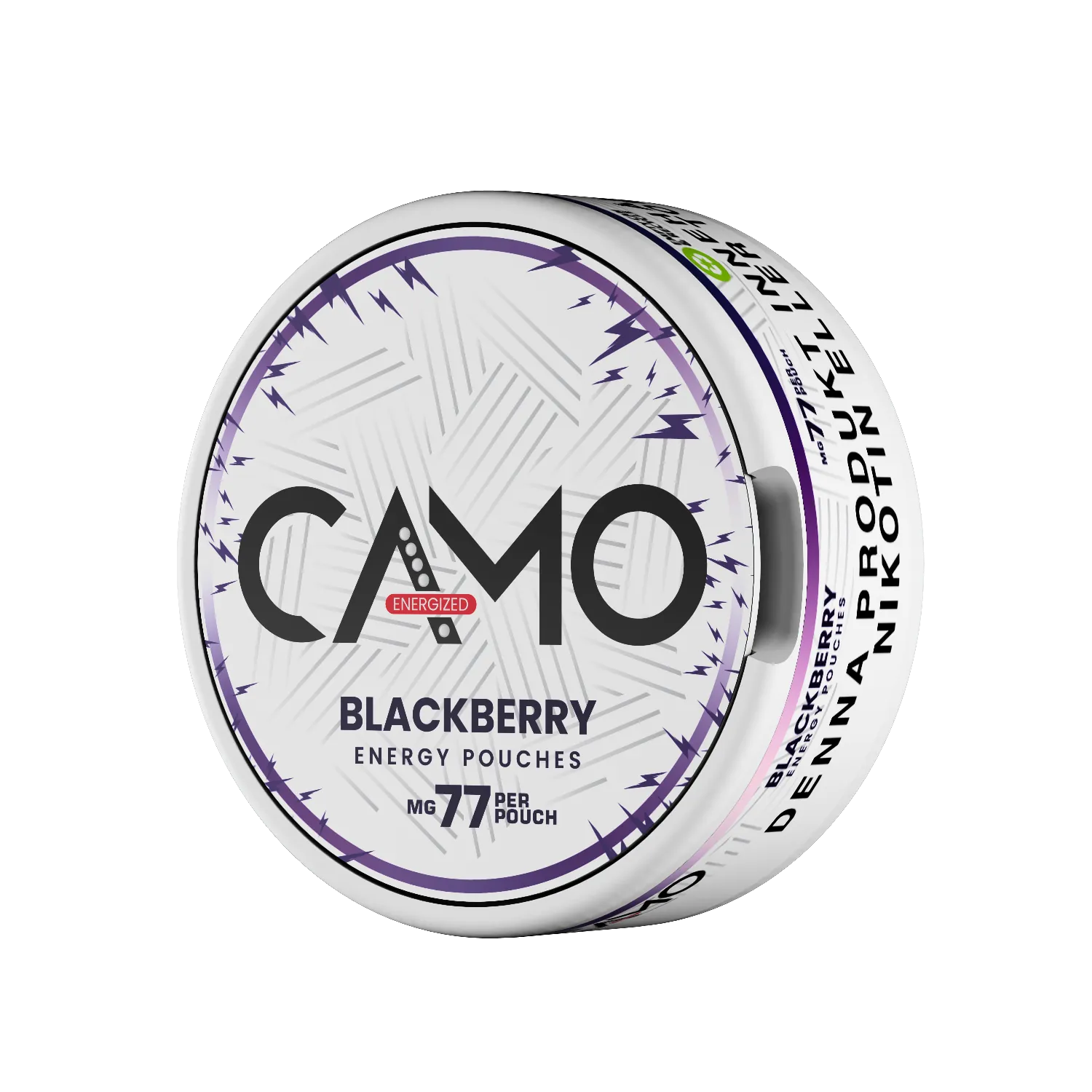 CAMO Blackberry Energy Pouches