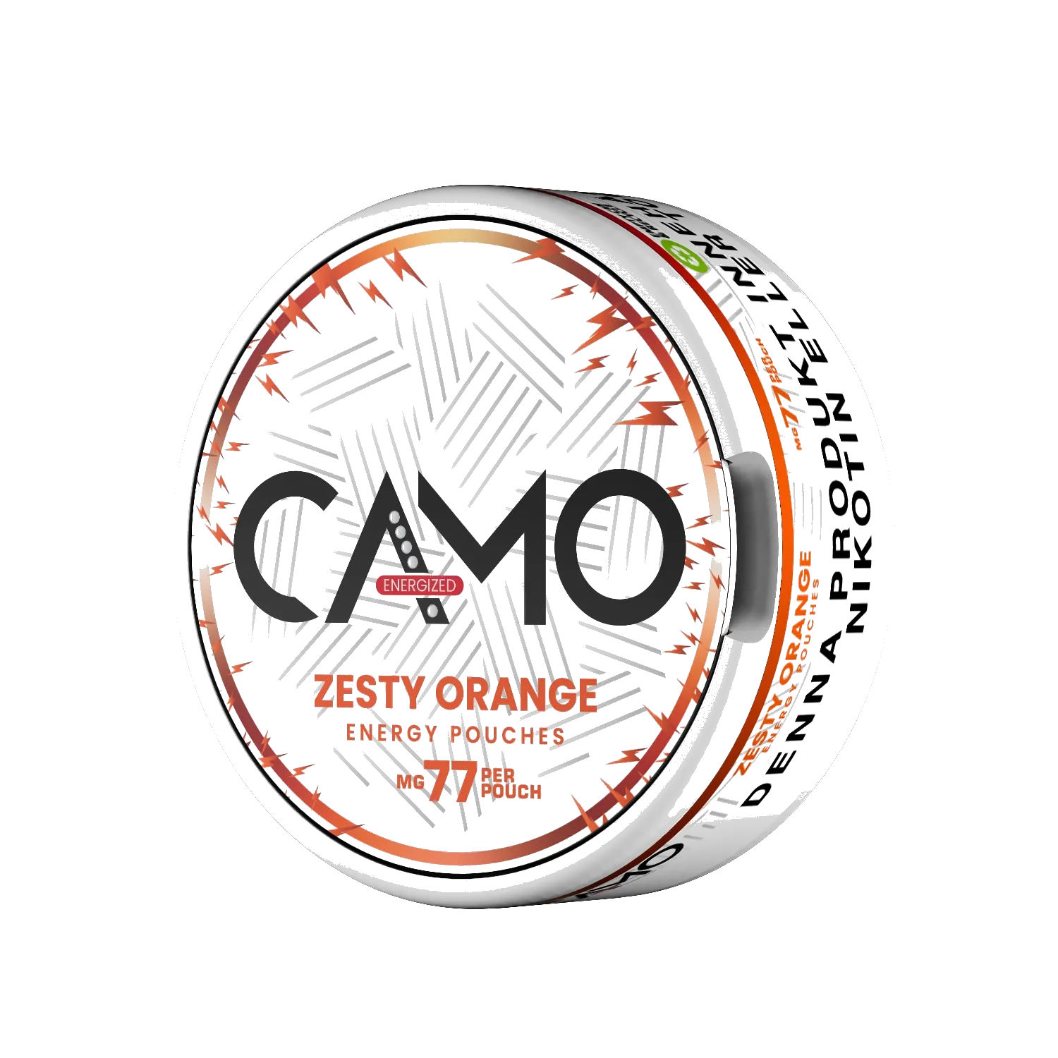 CAMO Zesty Orange Energy Pouches