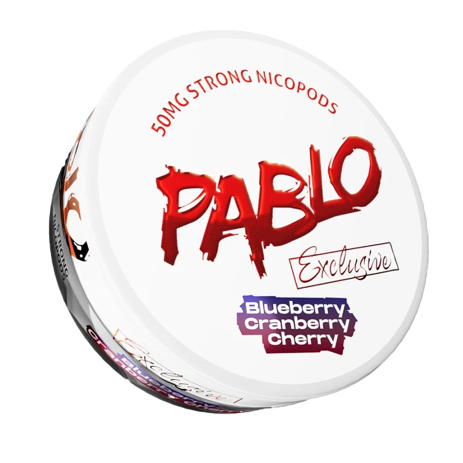 Pablo Exclusive 50mg Blueberry Cranberry Cherry
