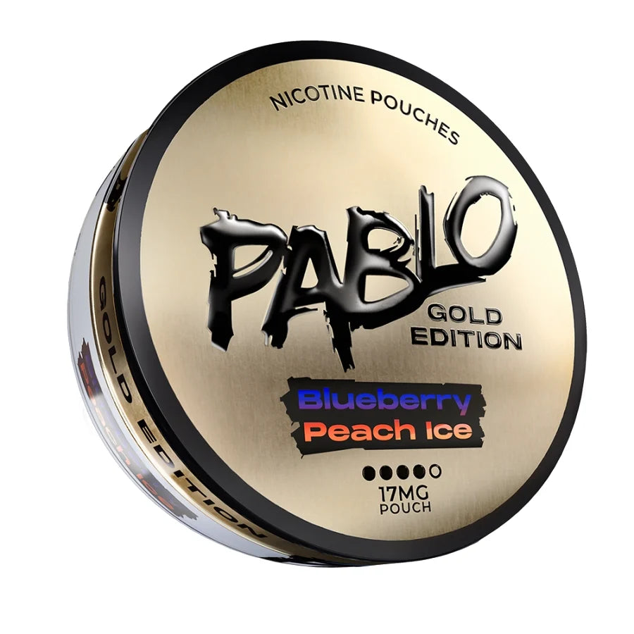 Pablo Gold Edition Blueberry Peach Ice